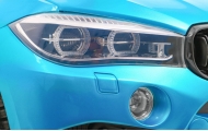Dvivietis elektromobilis BMW X6M XXL, lakuotas mėlynas-Elektromobiliai vaikams, Visureigiai-e-vaikas