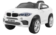 Elektromobilis BMW X6M, White-Elektromobiliai vaikams, Visureigiai-e-vaikas
