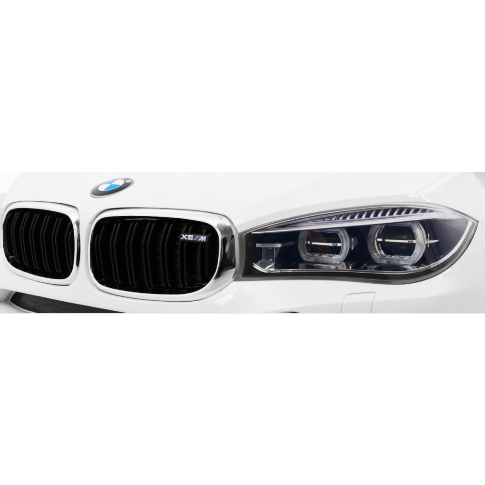 BMW X6M Elektryczne Autko dla dzieci Biały + Pilot + EVA + Wolny Start + Panel audio + LED