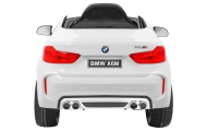 BMW X6M Elektryczne Autko dla dzieci Biały + Pilot + EVA + Wolny Start + Panel audio + LED