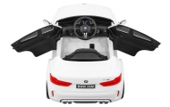 BMW X6M Elektryczne Autko dla dzieci Biały + Pilot + EVA + Wolny Start + Panel audio + LED