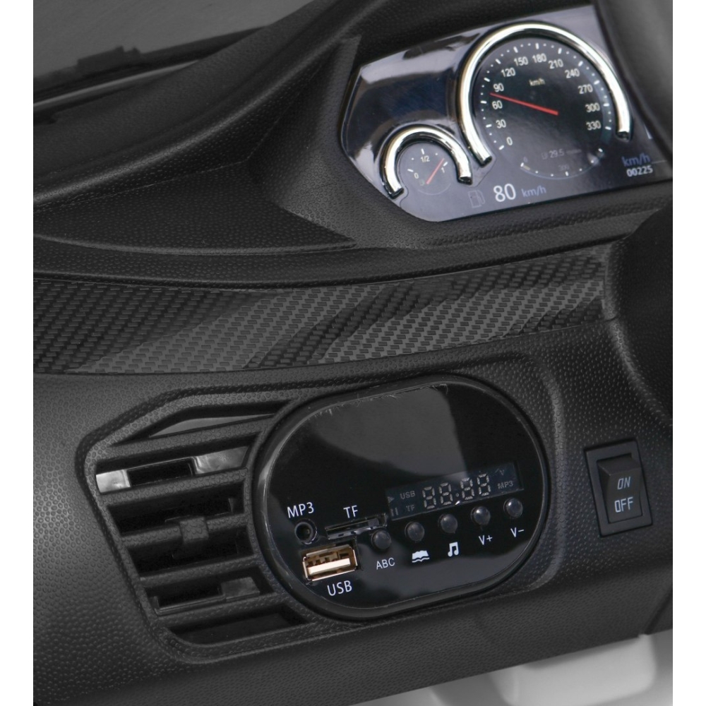 Elektromobilis BMW X6M, White-Elektromobiliai vaikams, Visureigiai-e-vaikas