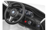 Elektromobilis BMW X6M, White-Elektromobiliai vaikams, Visureigiai-e-vaikas