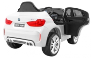 Elektromobilis BMW X6M, White-Elektromobiliai vaikams, Visureigiai-e-vaikas