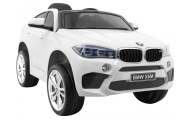 Elektromobilis BMW X6M, White-Elektromobiliai vaikams, Visureigiai-e-vaikas