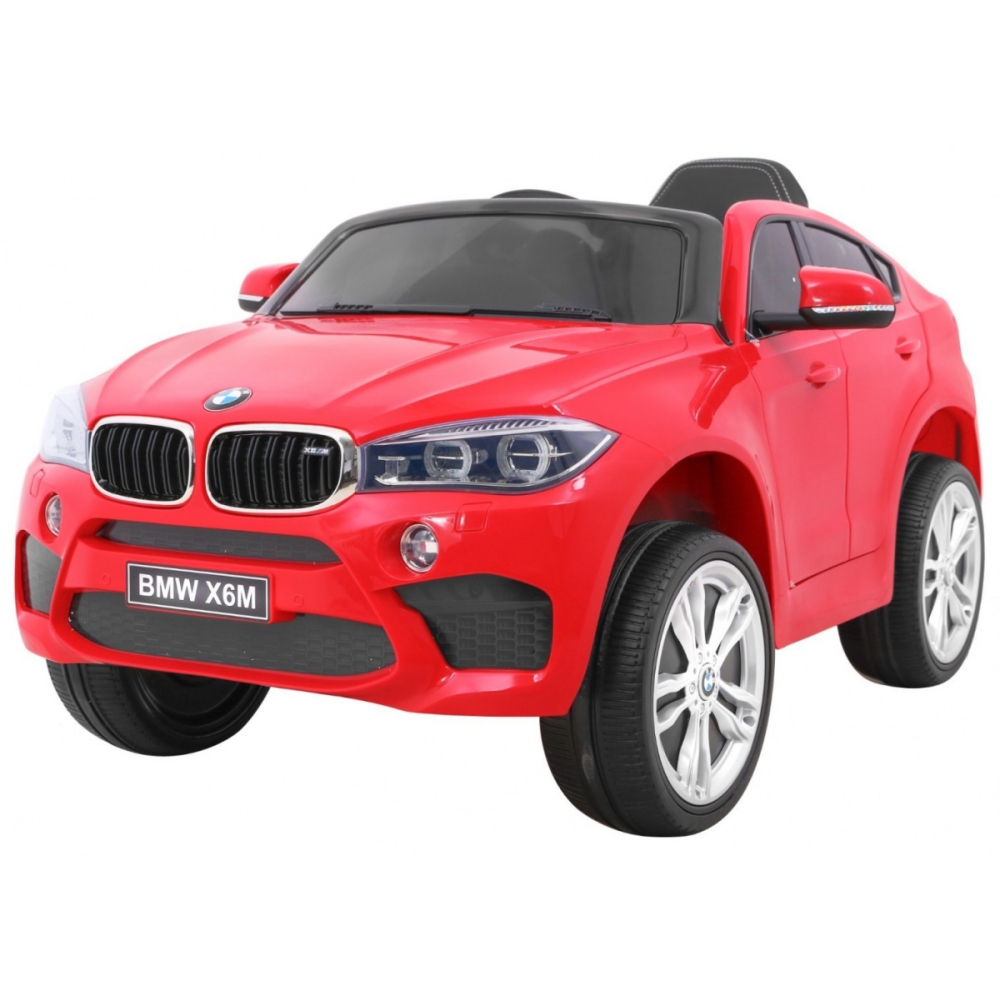 Elektromobilis BMW X6M, Red-Elektromobiliai vaikams, Visureigiai-e-vaikas