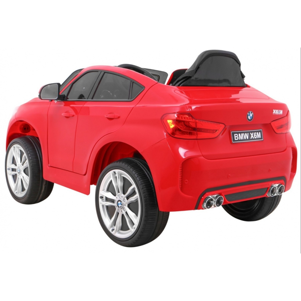 Elektromobilis BMW X6M, Red-Elektromobiliai vaikams, Visureigiai-e-vaikas