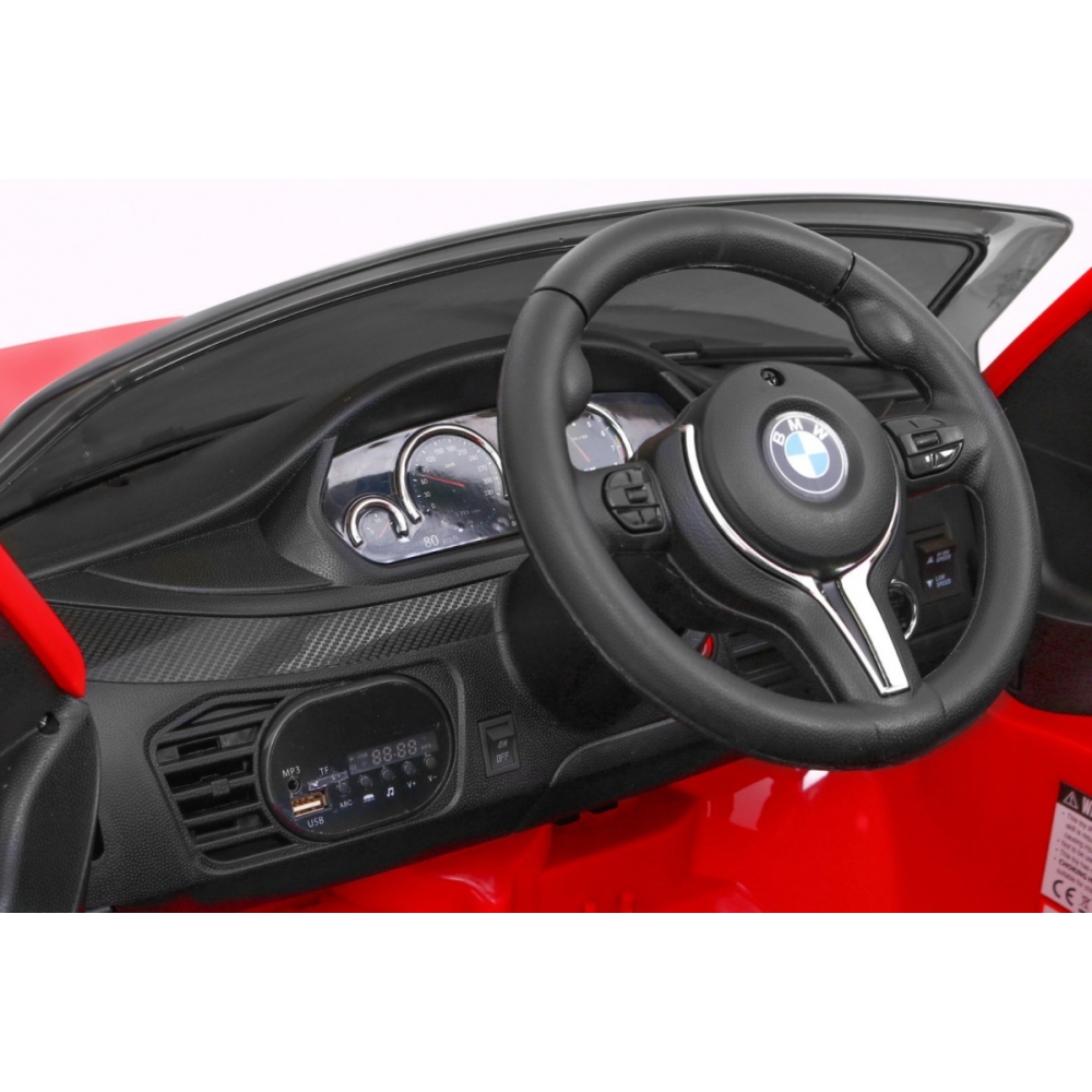 Elektromobilis BMW X6M, Red-Elektromobiliai vaikams, Visureigiai-e-vaikas