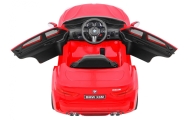 BMW X6M Elektryczne Autko dla dzieci Czerwony + Pilot + EVA + Wolny Start + Panel audio + LED