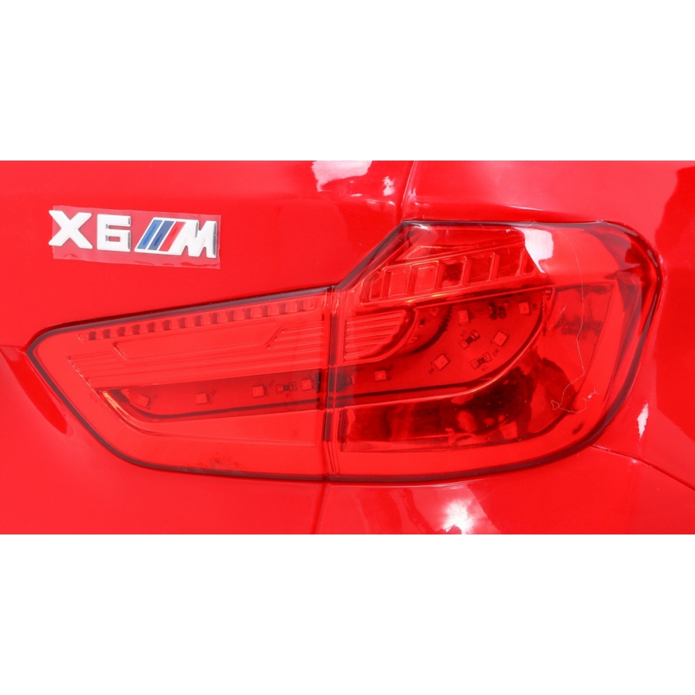 Elektromobilis BMW X6M, Red-Elektromobiliai vaikams, Visureigiai-e-vaikas