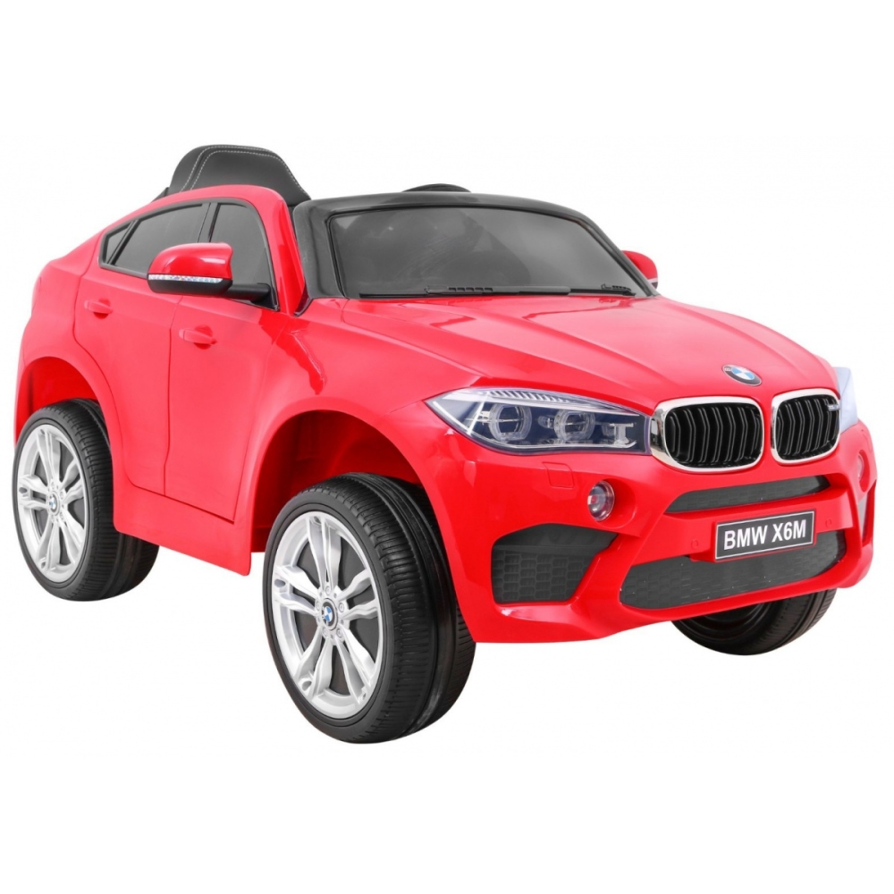 Elektromobilis BMW X6M, Red-Elektromobiliai vaikams, Visureigiai-e-vaikas