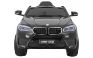 Elektromobilis BMW X6M, lakuotas juodas-Elektromobiliai vaikams, Visureigiai-e-vaikas