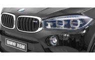 Elektromobilis BMW X6M, lakuotas juodas-Elektromobiliai vaikams, Visureigiai-e-vaikas