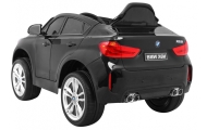 Elektromobilis BMW X6M, lakuotas juodas-Elektromobiliai vaikams, Visureigiai-e-vaikas