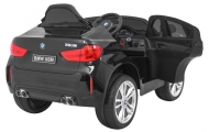 BMW X6M Elektryczne Autko dla dzieci Lakier Czarny + Pilot + EVA + Wolny Start + Audio + LED