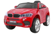 Elektromobilis BMW X6M, lakuotas raudonas-Elektromobiliai vaikams, Visureigiai-e-vaikas
