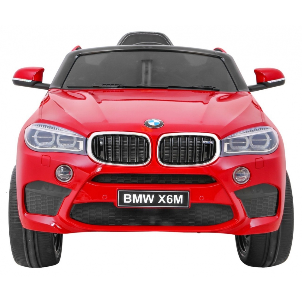 Elektromobilis BMW X6M, lakuotas raudonas-Elektromobiliai vaikams, Visureigiai-e-vaikas