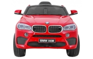 BMW X6M Elektryczne Autko dla dzieci Lakier Czerwony + Pilot + EVA + Wolny Start + Audio + LED