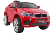 Elektromobilis BMW X6M, lakuotas raudonas-Elektromobiliai vaikams, Visureigiai-e-vaikas