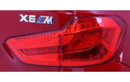Elektromobilis BMW X6M, lakuotas raudonas-Elektromobiliai vaikams, Visureigiai-e-vaikas