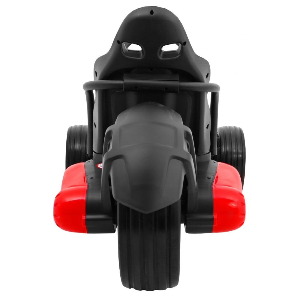 Gokart na akumulator Bolid XR-1 dla dzieci Czerwony + Regulowana kierownica + Profilowane siedzenie