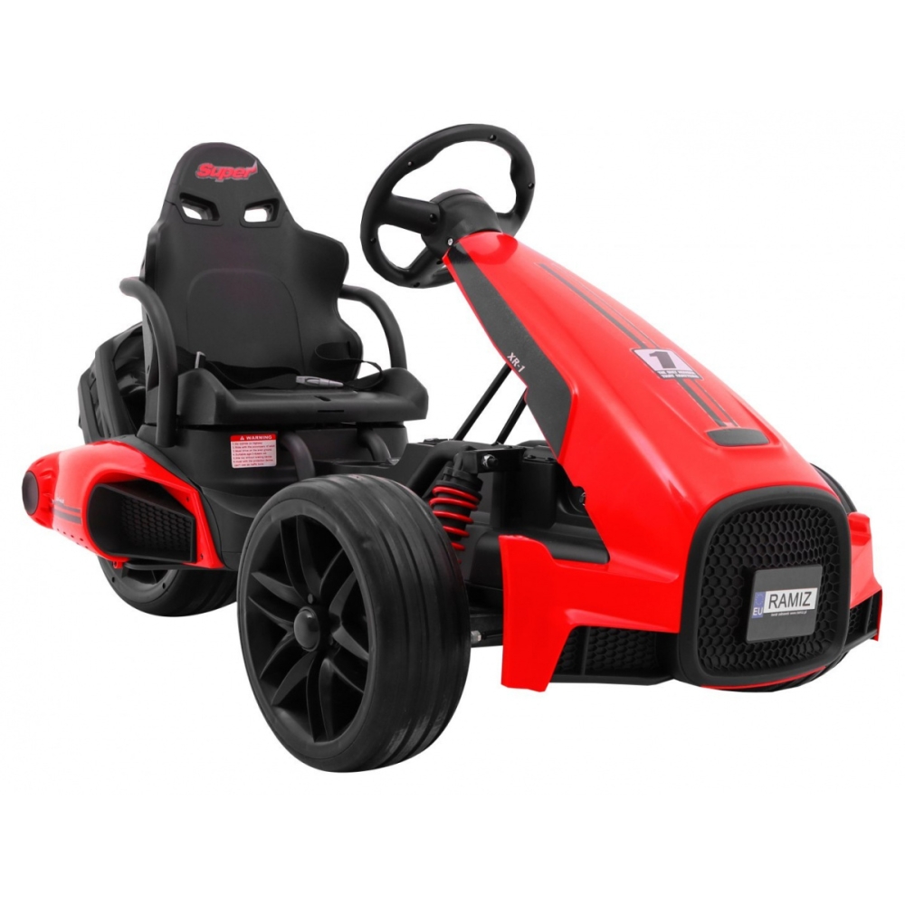 Elektrinis kartingas Bolid XR-1, Red-Elektromobiliai vaikams, Kartingai vaikams-e-vaikas