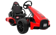 Gokart na akumulator Bolid XR-1 dla dzieci Czerwony + Regulowana kierownica + Profilowane siedzenie