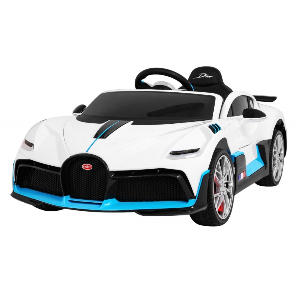 Elektromobilis Bugatti Divo, White-Elektromobiliai vaikams, Mašinos-e-vaikas