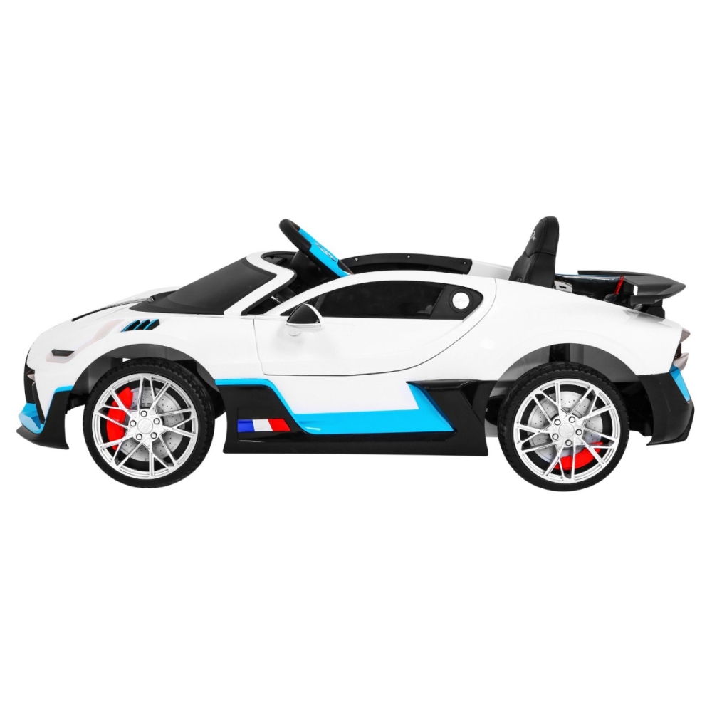 Elektromobilis Bugatti Divo, White-Elektromobiliai vaikams, Mašinos-e-vaikas