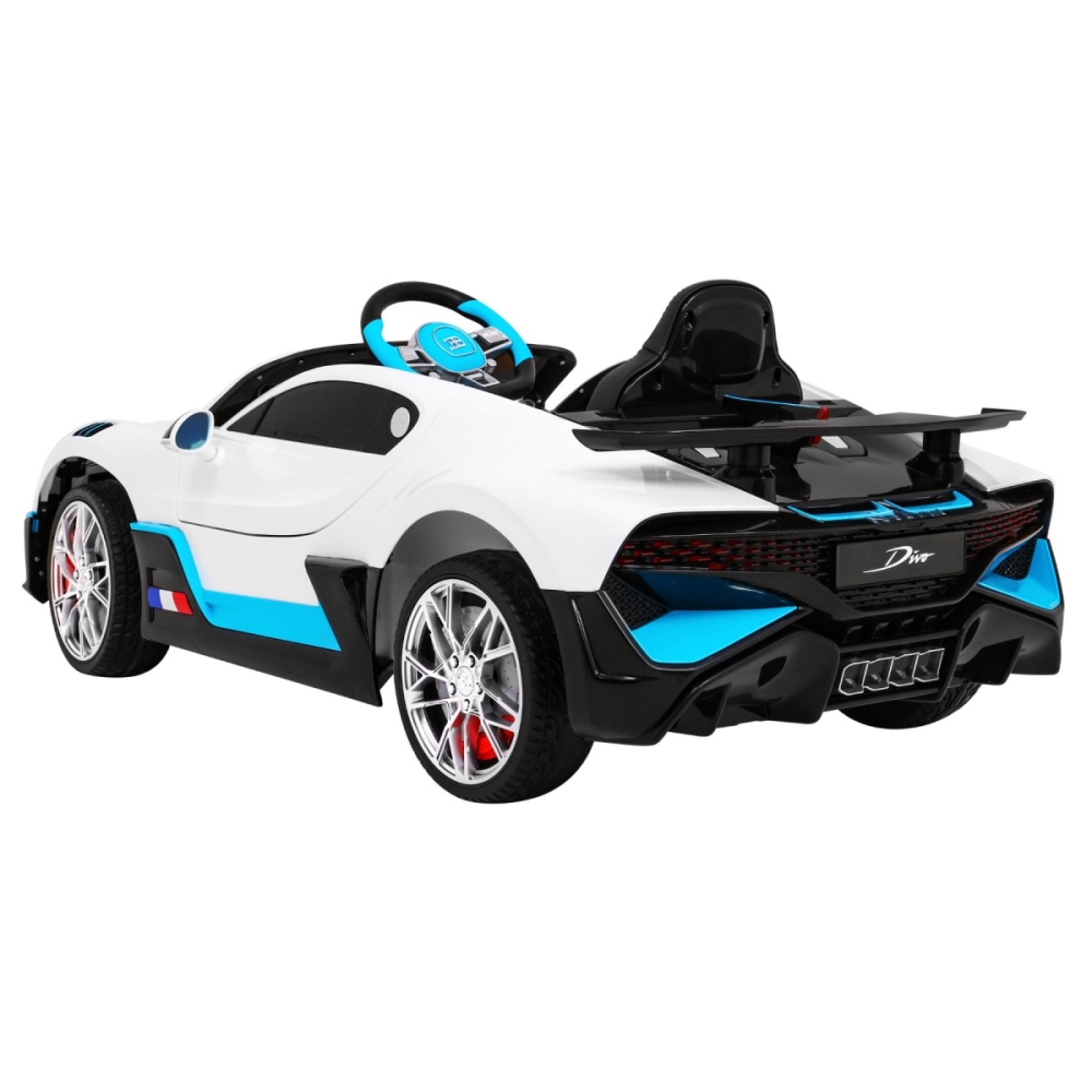Elektromobilis Bugatti Divo, White-Elektromobiliai vaikams, Mašinos-e-vaikas