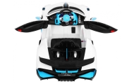 Bugatti Divo Autko na akumulator dla dzieci Biały + Pilot + EVA + Wolny Start + LED MP3
