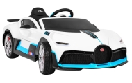 Elektromobilis Bugatti Divo, White-Elektromobiliai vaikams, Mašinos-e-vaikas