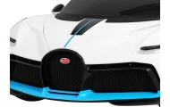 Bugatti Divo Autko na akumulator dla dzieci Biały + Pilot + EVA + Wolny Start + LED MP3