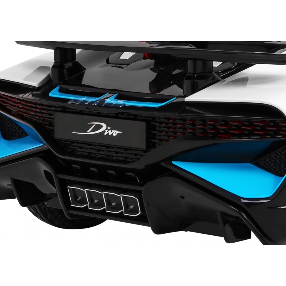 Elektromobilis Bugatti Divo, White-Elektromobiliai vaikams, Mašinos-e-vaikas