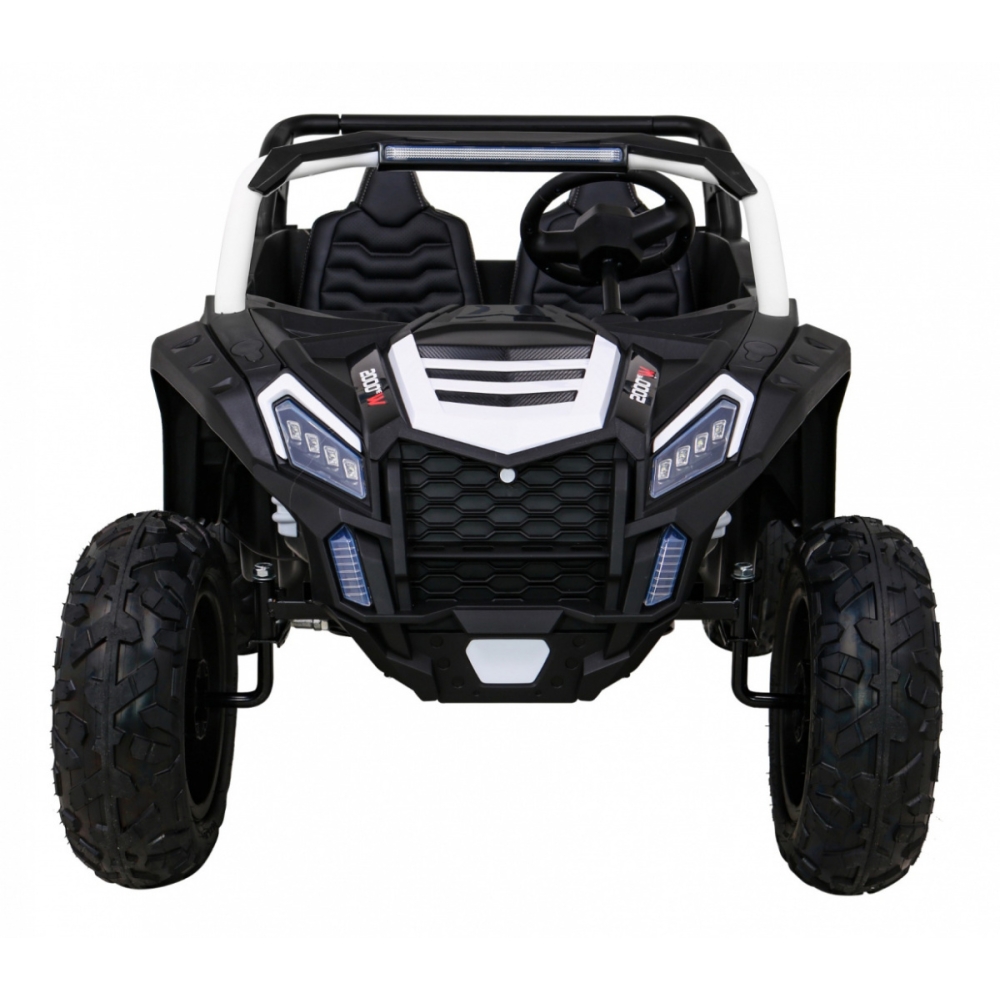 Dvivietis elektrinis Buggy Strong Racing, White-Elektromobiliai vaikams, Keturračiai ir bagiai-e-vaikas