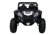 Buggy ATV Strong Racing dla 2 dzieci Biały + Silnik bezszczotkowy + Pompowane koła + Audio LED