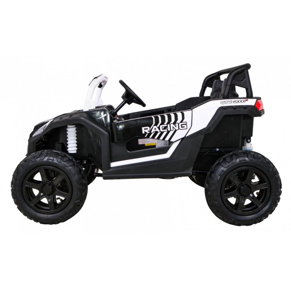 Dvivietis elektrinis Buggy Strong Racing, White-Elektromobiliai vaikams, Keturračiai ir bagiai-e-vaikas