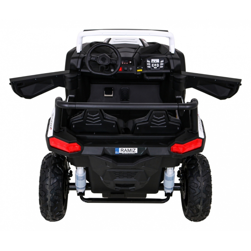 Dvivietis elektrinis Buggy Strong Racing, White-Elektromobiliai vaikams, Keturračiai ir bagiai-e-vaikas