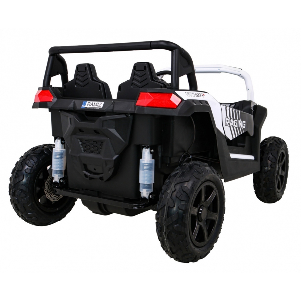 Dvivietis elektrinis Buggy Strong Racing, White-Elektromobiliai vaikams, Keturračiai ir bagiai-e-vaikas