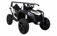Dvivietis elektrinis Buggy Strong Racing, White-Elektromobiliai vaikams, Keturračiai ir bagiai-e-vaikas