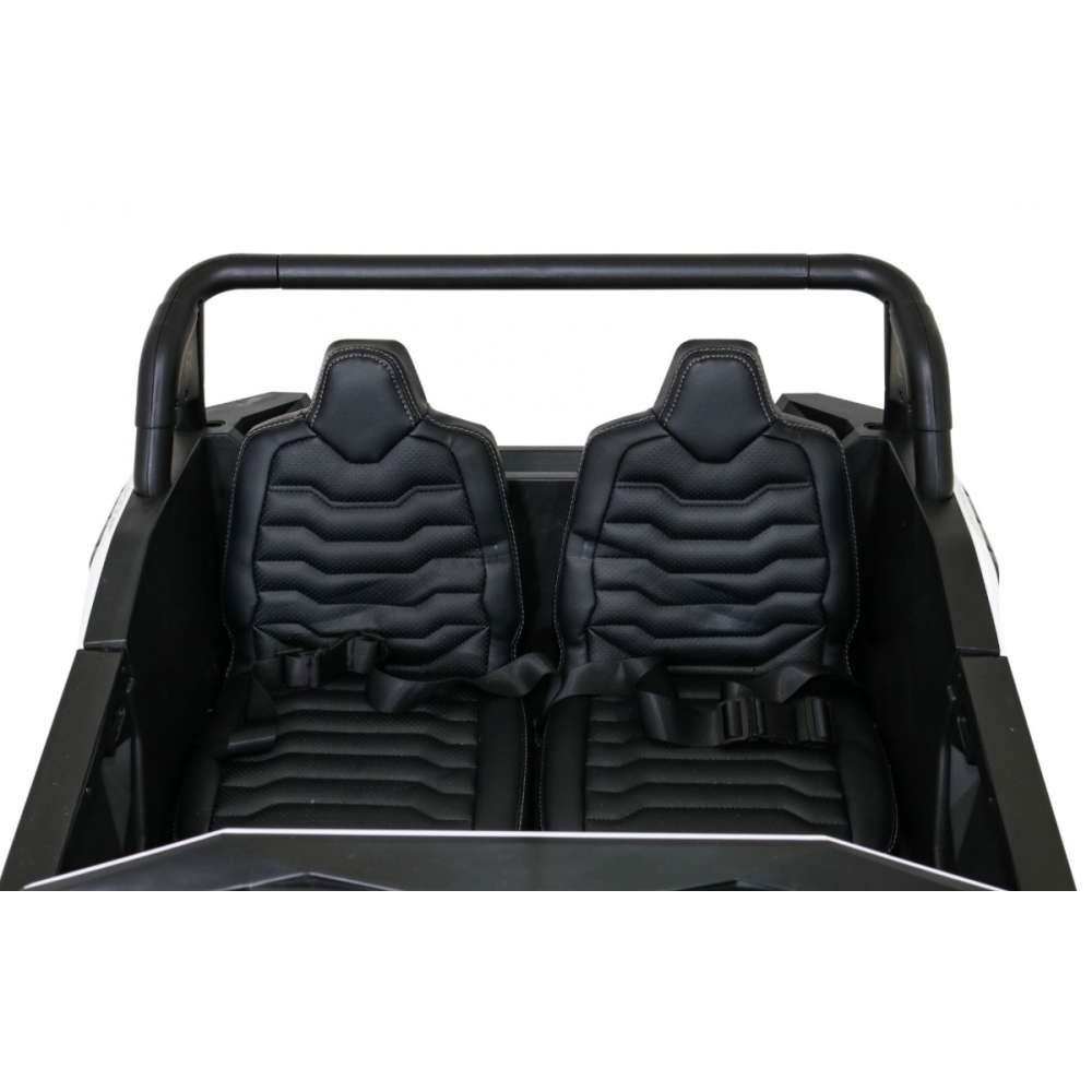 Dvivietis elektrinis Buggy Strong Racing, White-Elektromobiliai vaikams, Keturračiai ir bagiai-e-vaikas