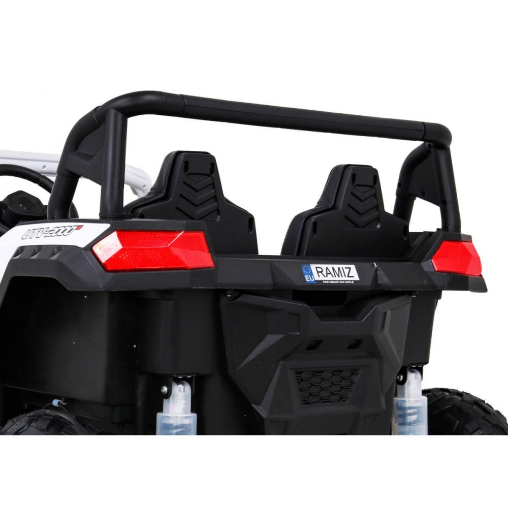 Dvivietis elektrinis Buggy Strong Racing, White-Elektromobiliai vaikams, Keturračiai ir bagiai-e-vaikas