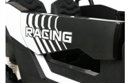 Dvivietis elektrinis Buggy Strong Racing, White-Elektromobiliai vaikams, Keturračiai ir bagiai-e-vaikas