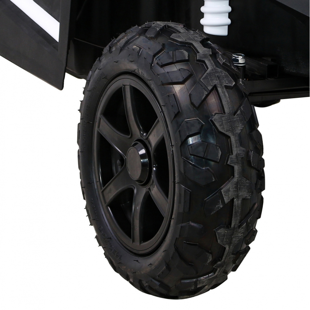 Dvivietis elektrinis Buggy Strong Racing, White-Elektromobiliai vaikams, Keturračiai ir bagiai-e-vaikas