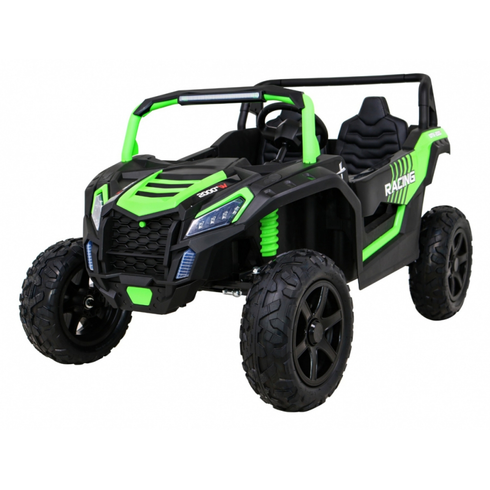 Dvivietis elektrinis Buggy Strong Racing, Green-Elektromobiliai vaikams, Keturračiai ir bagiai-e-vaikas