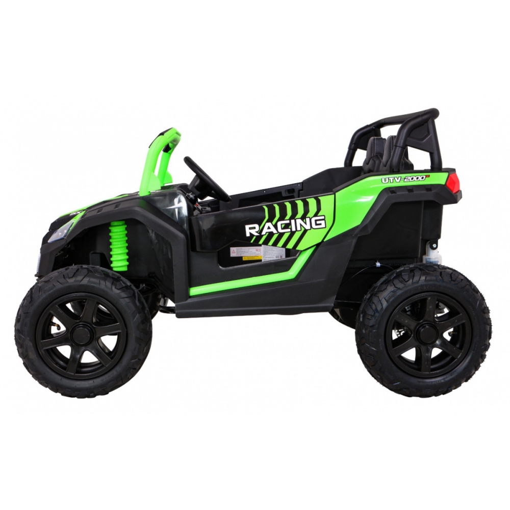 Dvivietis elektrinis Buggy Strong Racing, Green-Elektromobiliai vaikams, Keturračiai ir bagiai-e-vaikas