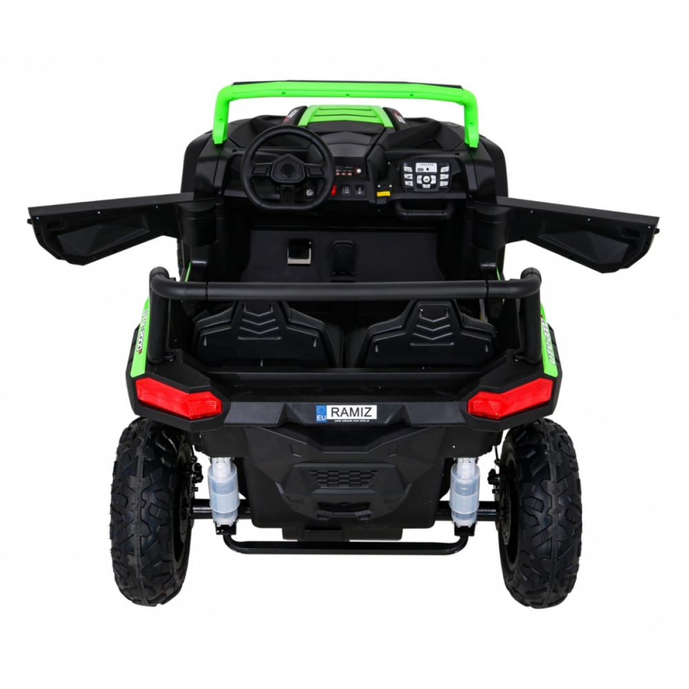Dvivietis elektrinis Buggy Strong Racing, Green-Elektromobiliai vaikams, Keturračiai ir bagiai-e-vaikas