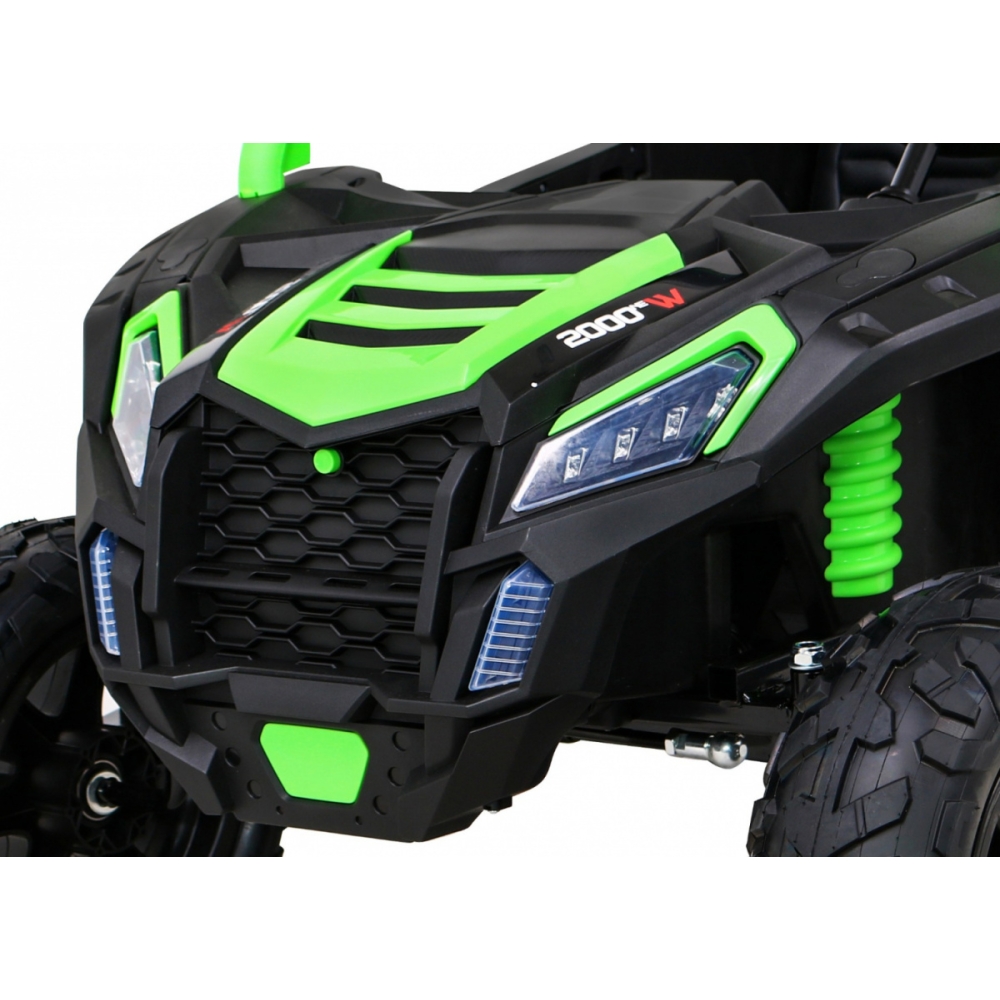 Dvivietis elektrinis Buggy Strong Racing, Green-Elektromobiliai vaikams, Keturračiai ir bagiai-e-vaikas