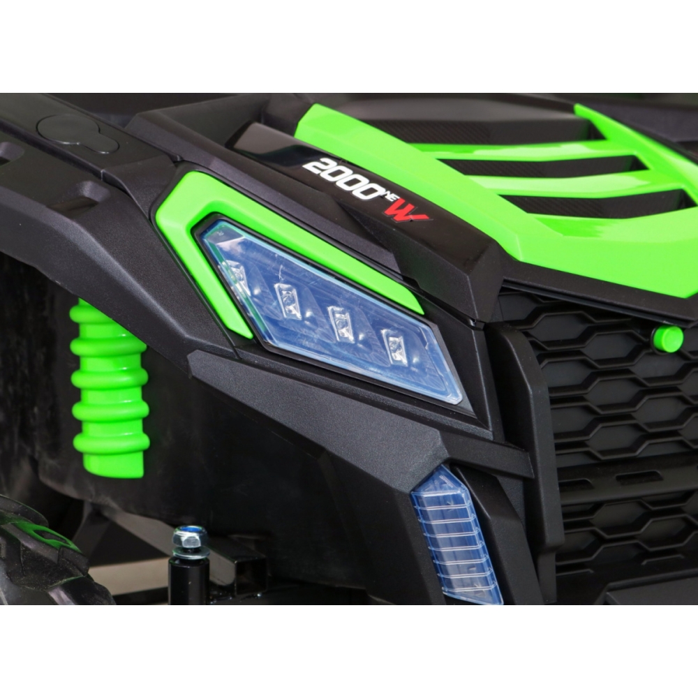 Dvivietis elektrinis Buggy Strong Racing, Green-Elektromobiliai vaikams, Keturračiai ir bagiai-e-vaikas