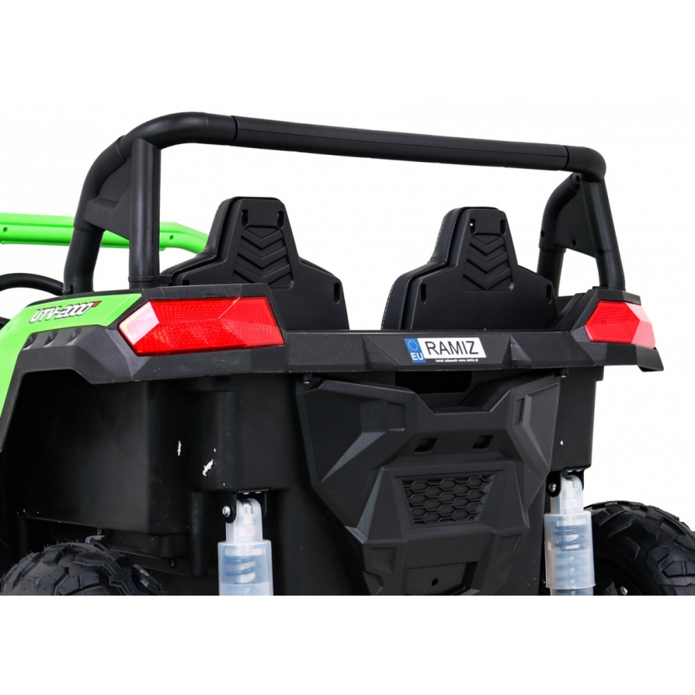 Dvivietis elektrinis Buggy Strong Racing, Green-Elektromobiliai vaikams, Keturračiai ir bagiai-e-vaikas